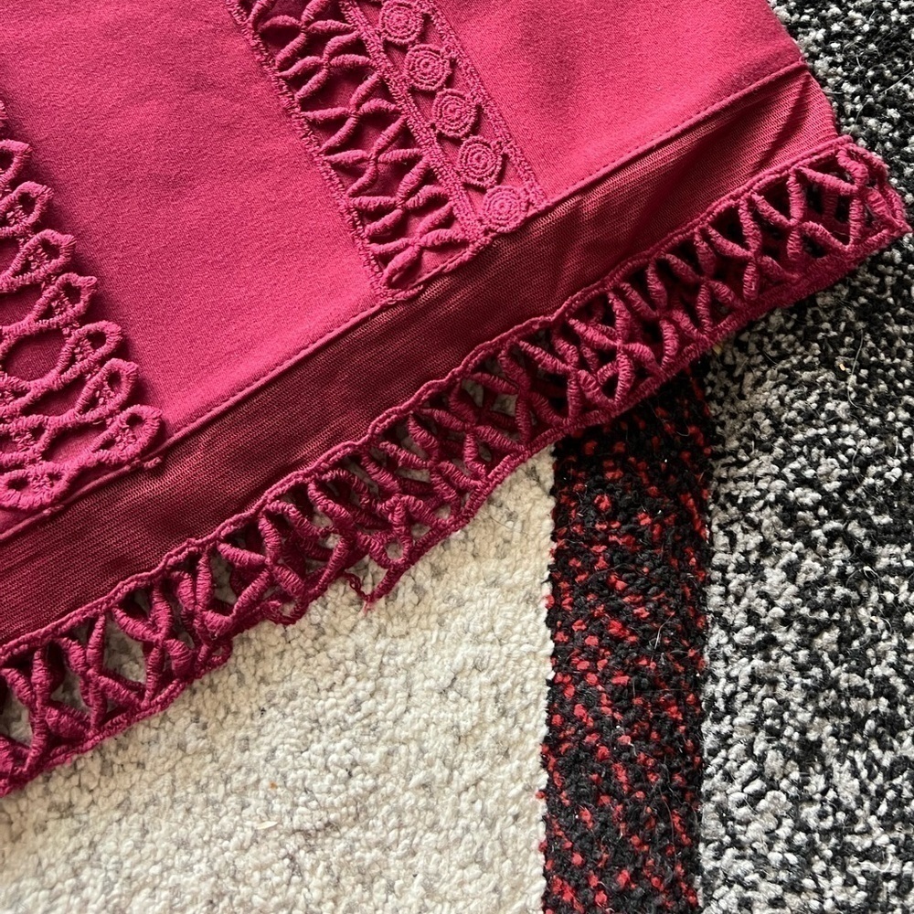 Free People Sky Scraper Raspberry Mini Dress - Picture 3 of 5